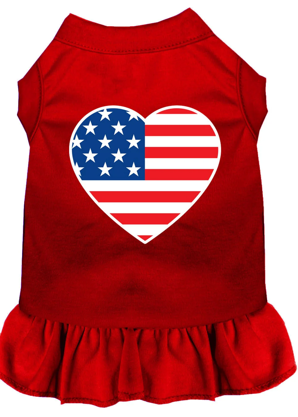 Pet Dress "American Flag Heart" - Image 4