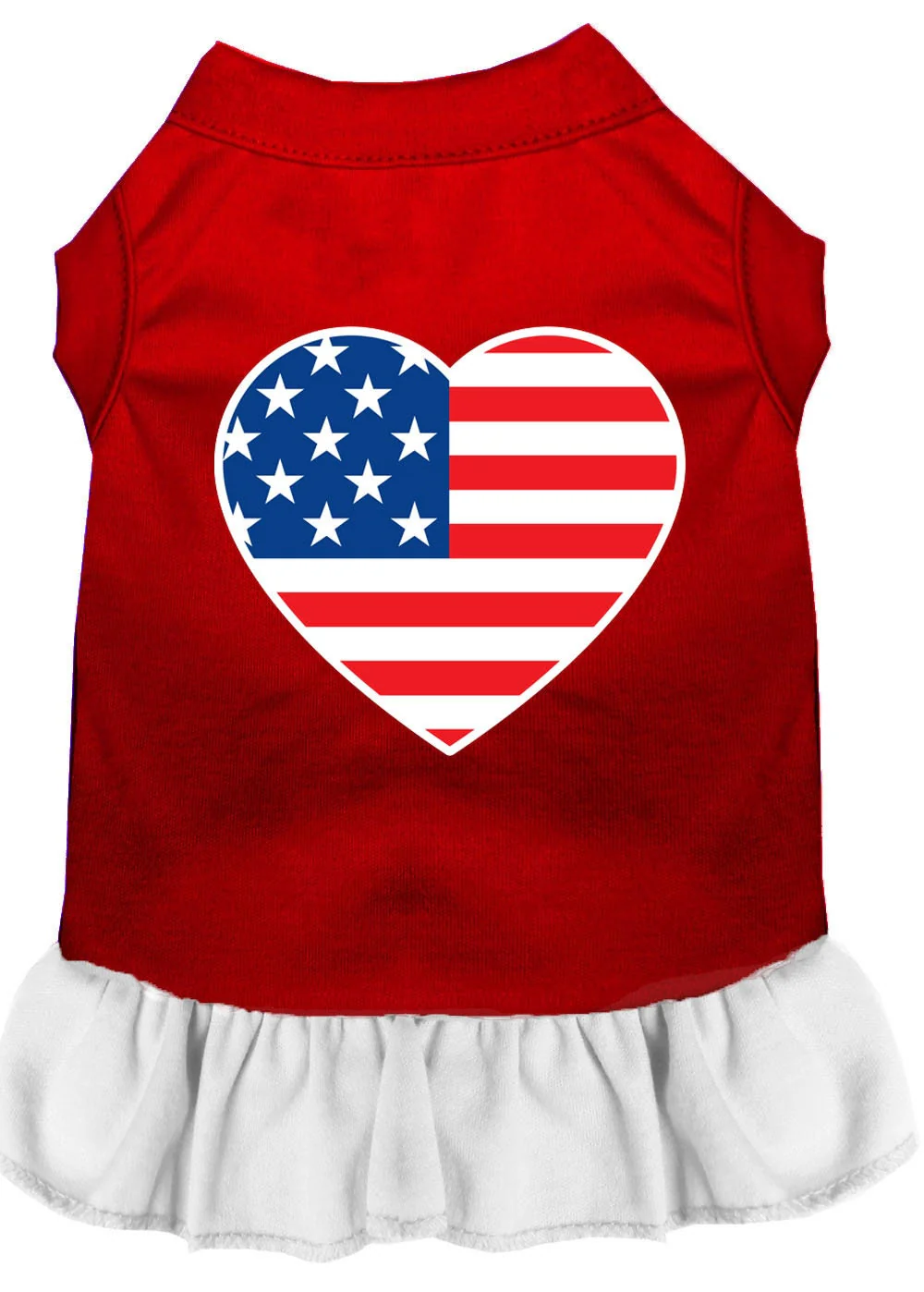 Pet Dress "American Flag Heart" - Image 5