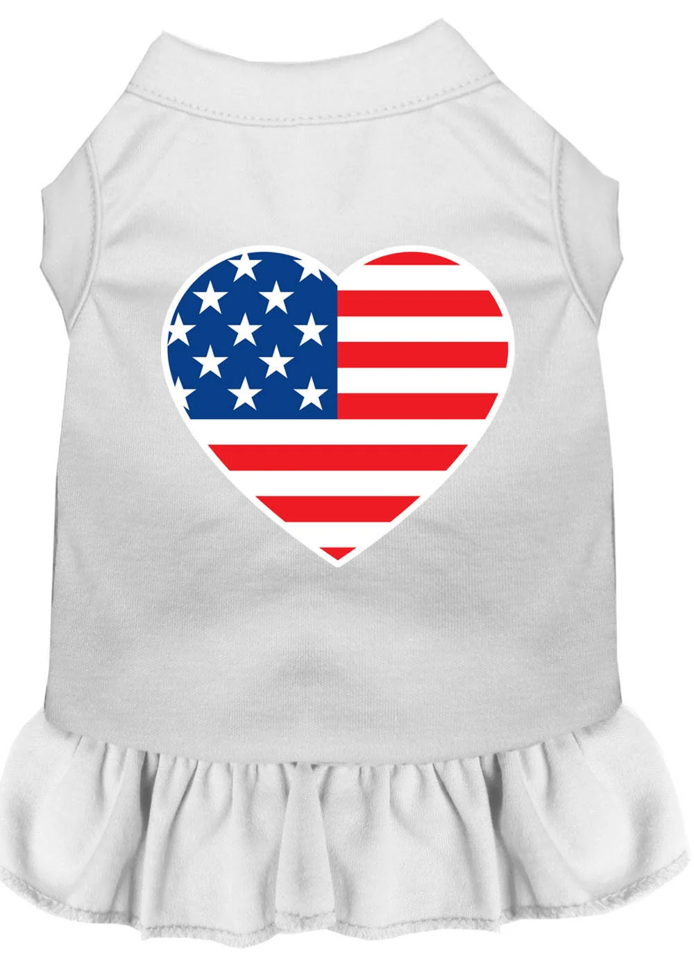 Pet Dress "American Flag Heart" - Image 6