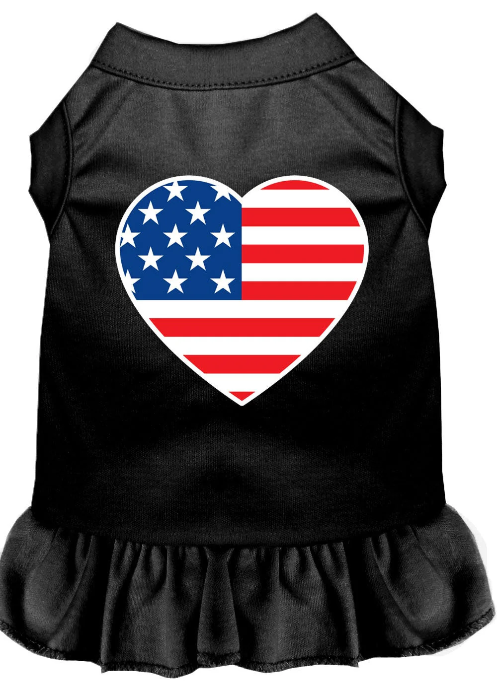 Pet Dress "American Flag Heart" - Image 7