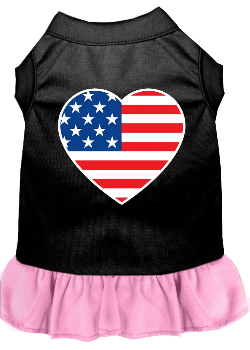 Pet Dress "American Flag Heart" - Image 9
