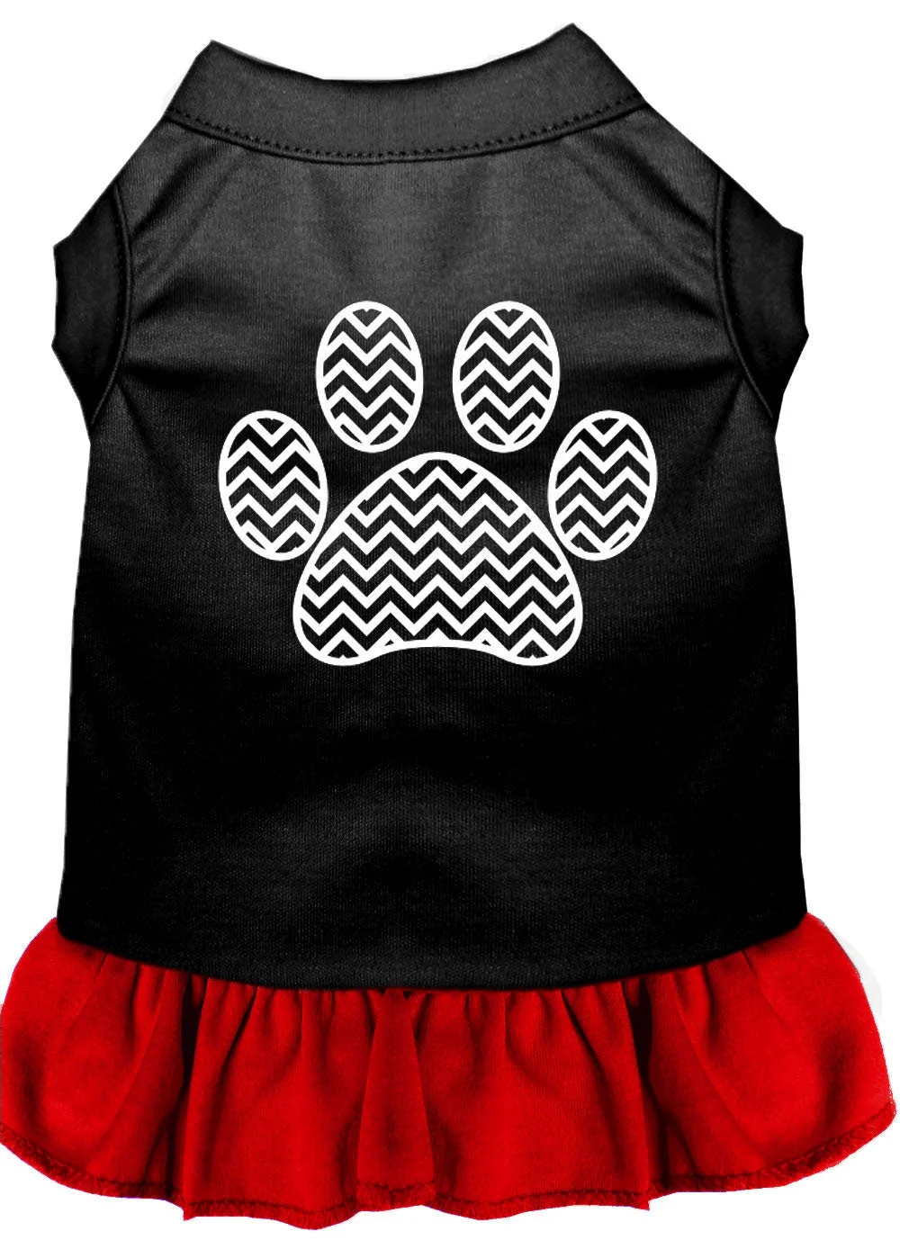 Pet Dress "Chevron Paw" - Image 4