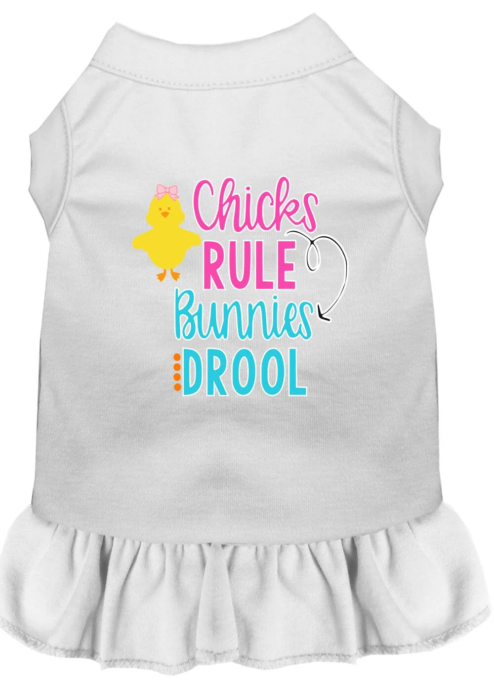 Pet Dress "Chicks Rule, Bunnies Drool" - Image 10