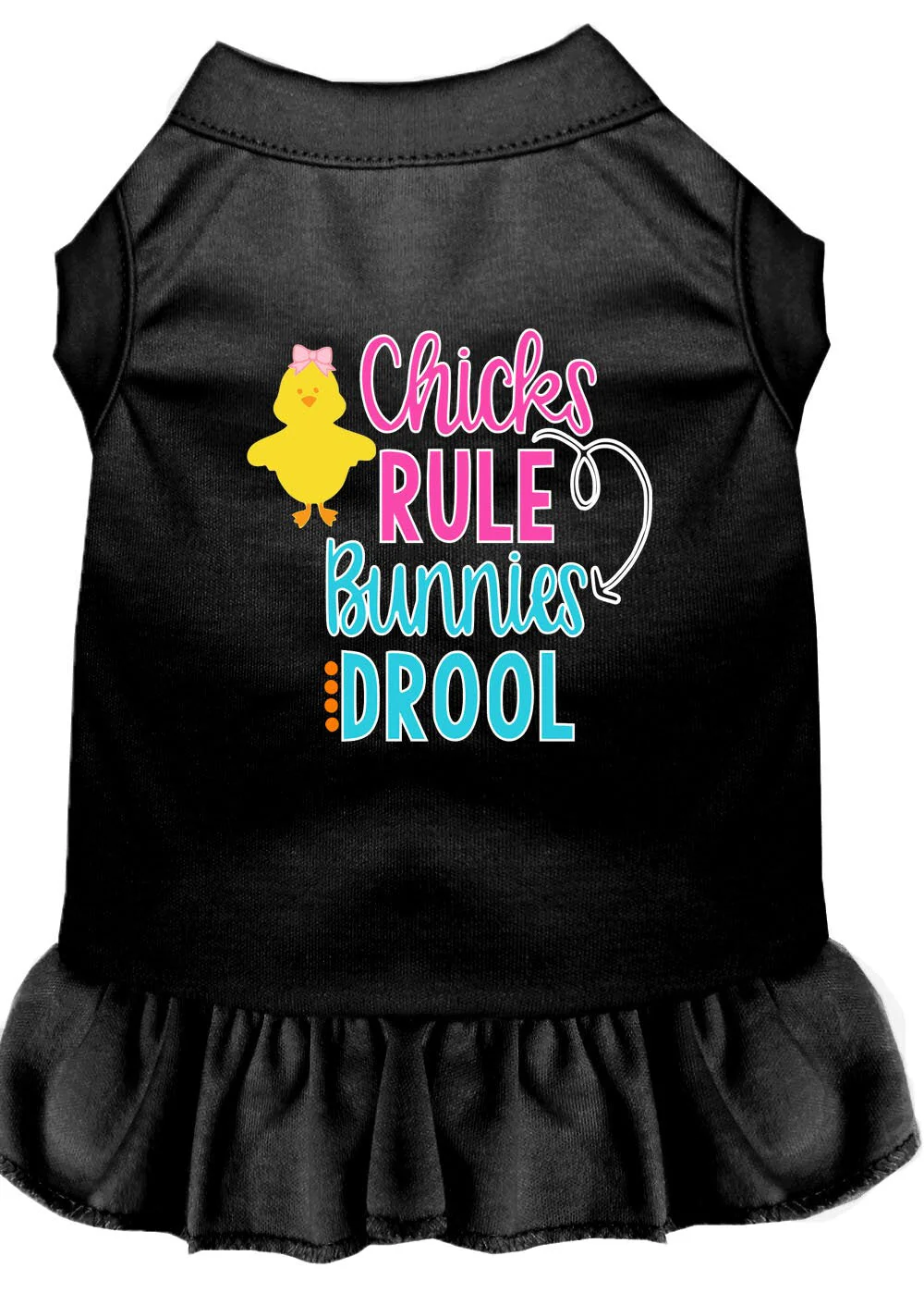 Pet Dress "Chicks Rule, Bunnies Drool" - Image 3