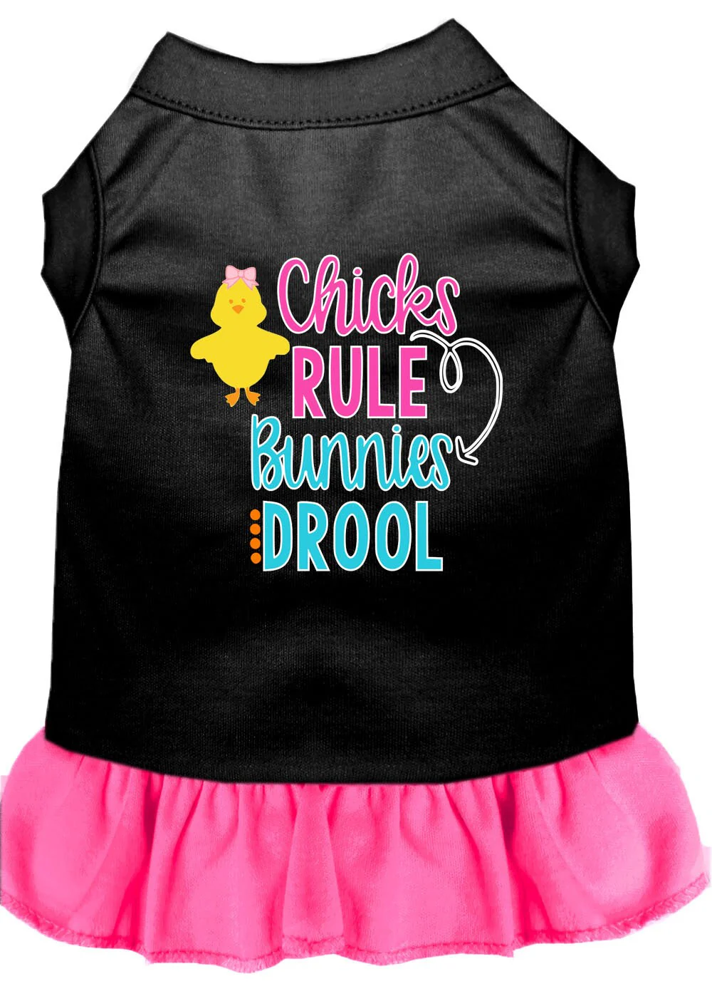 Pet Dress "Chicks Rule, Bunnies Drool" - Image 4