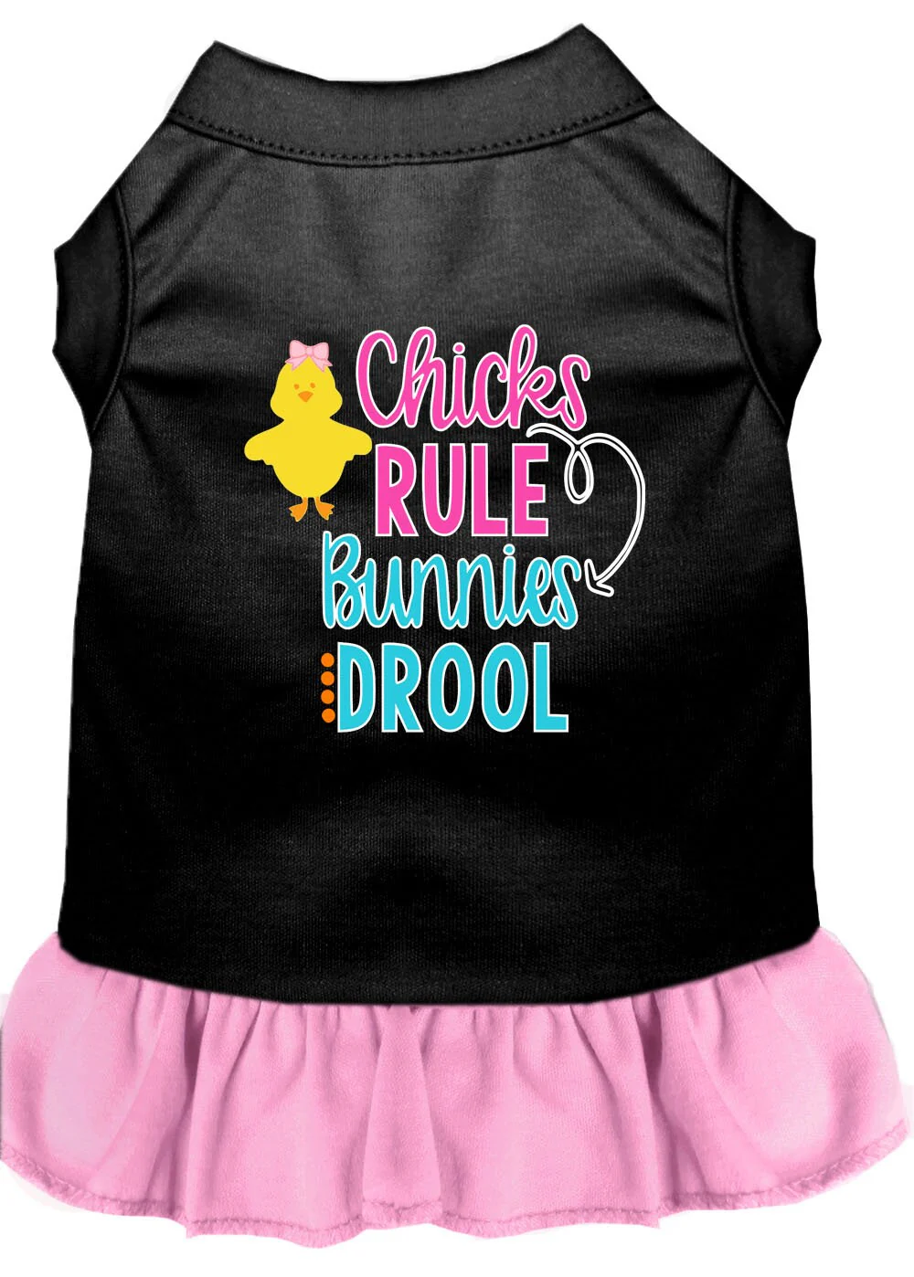 Pet Dress "Chicks Rule, Bunnies Drool" - Image 5
