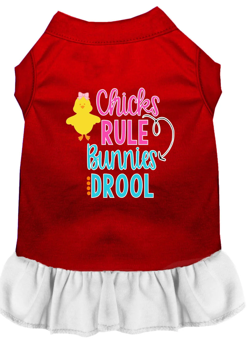 Pet Dress "Chicks Rule, Bunnies Drool" - Image 9