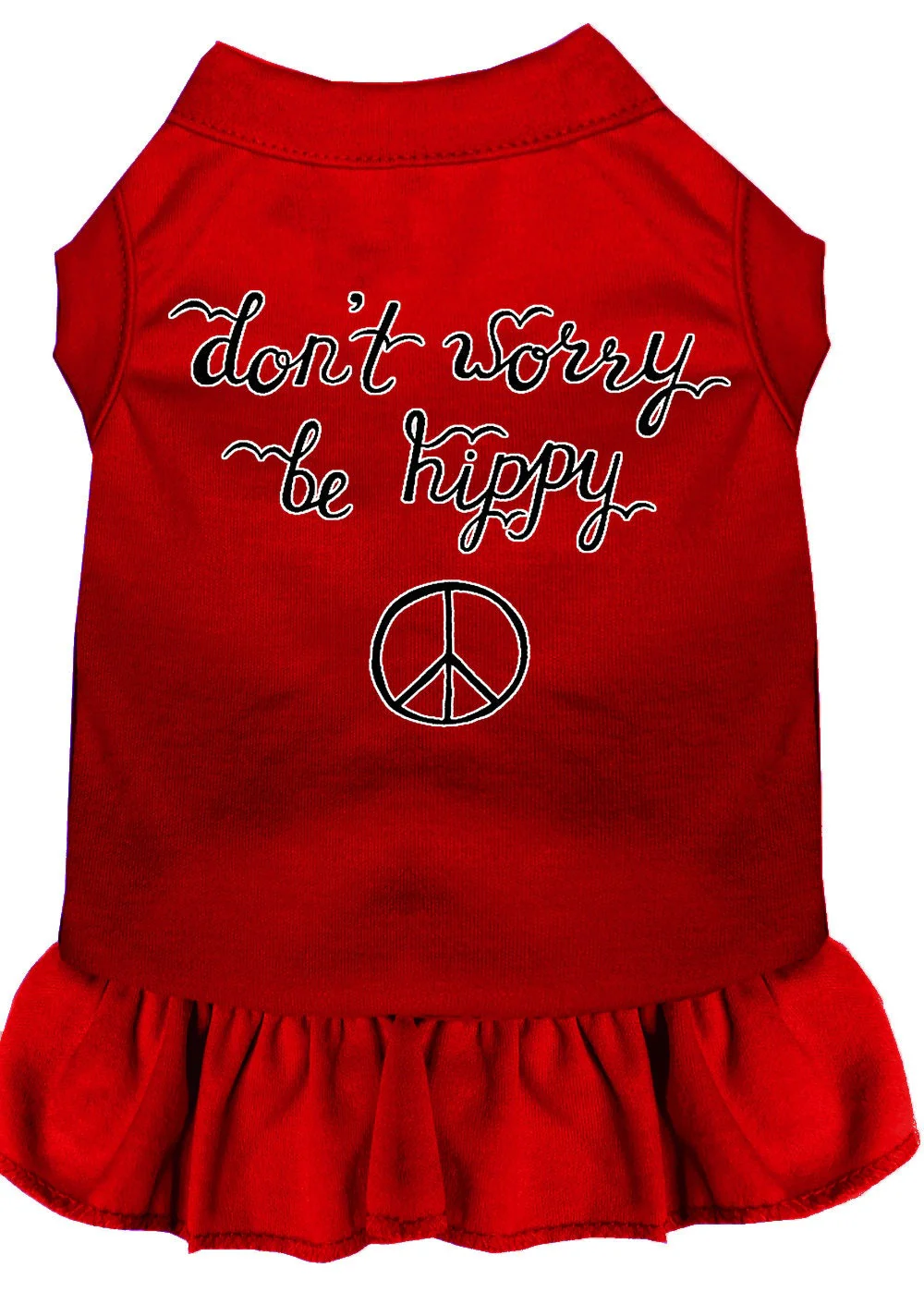 Pet Dress "Don't Worry, Be Hippy" - Image 10