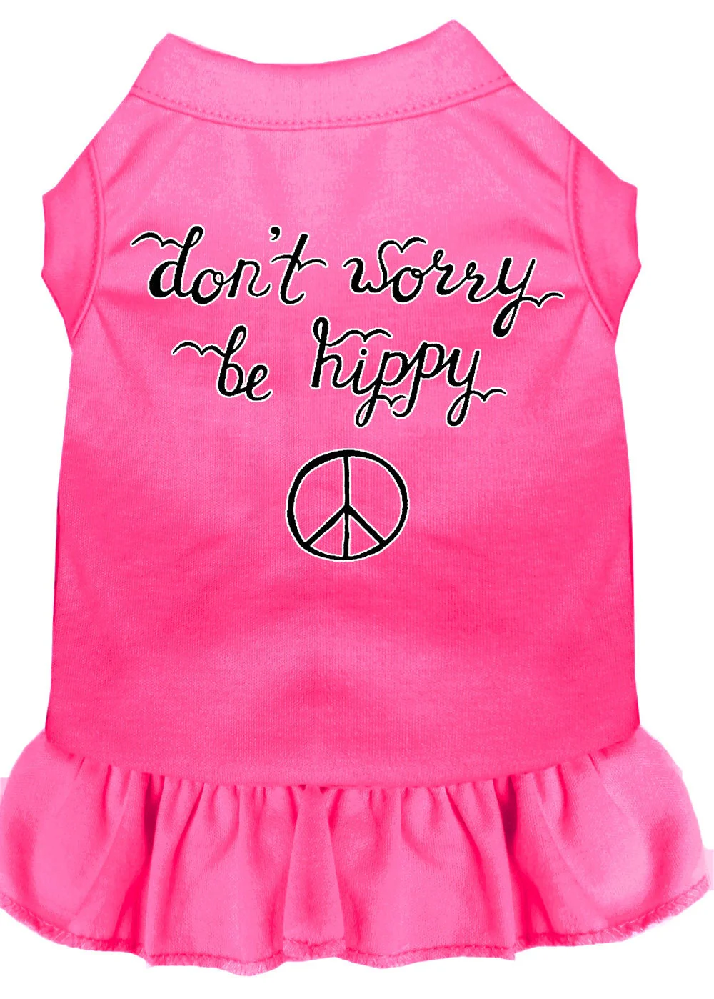 Pet Dress "Don't Worry, Be Hippy" - Image 3