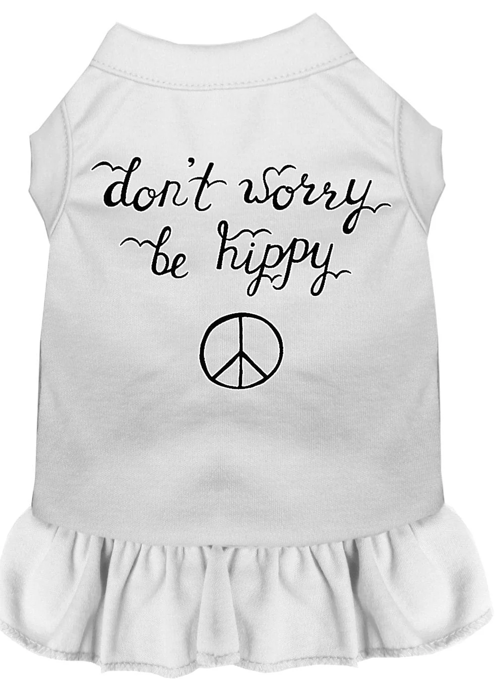 Pet Dress "Don't Worry, Be Hippy" - Image 7