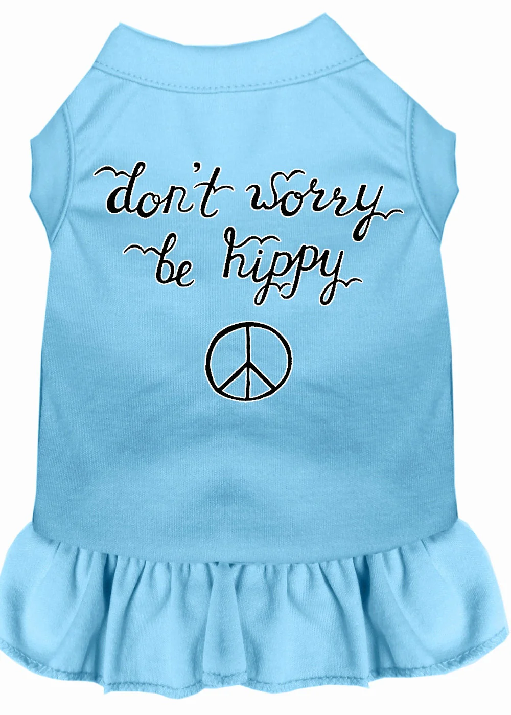 Pet Dress "Don't Worry, Be Hippy" - Image 8
