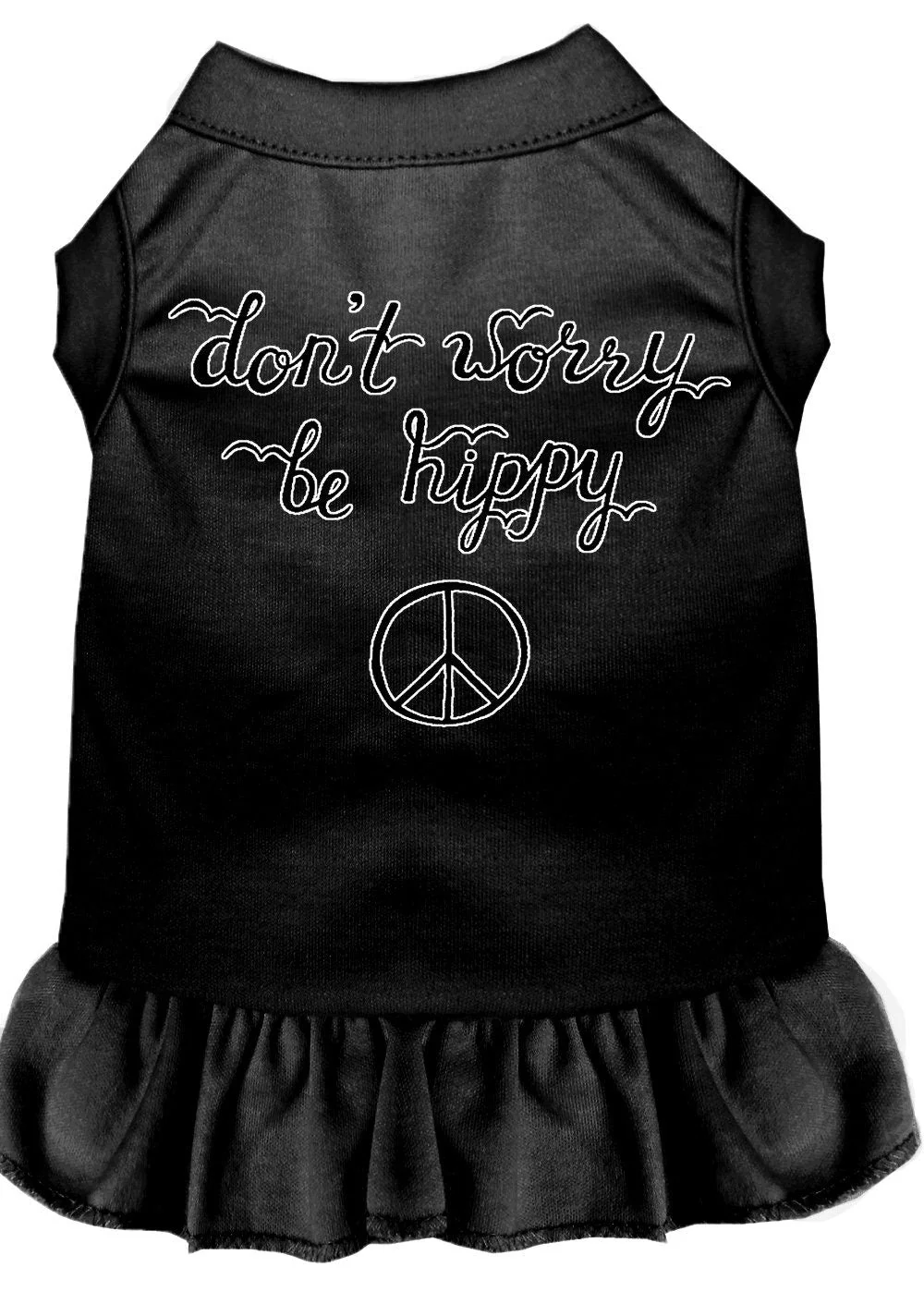 Pet Dress "Don't Worry, Be Hippy" - Image 9