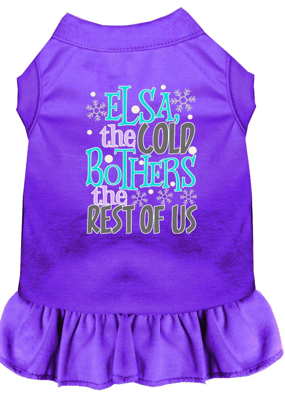 Pet Dress "Elsa, The Cold Bothers The Rest Of Us" - Image 6