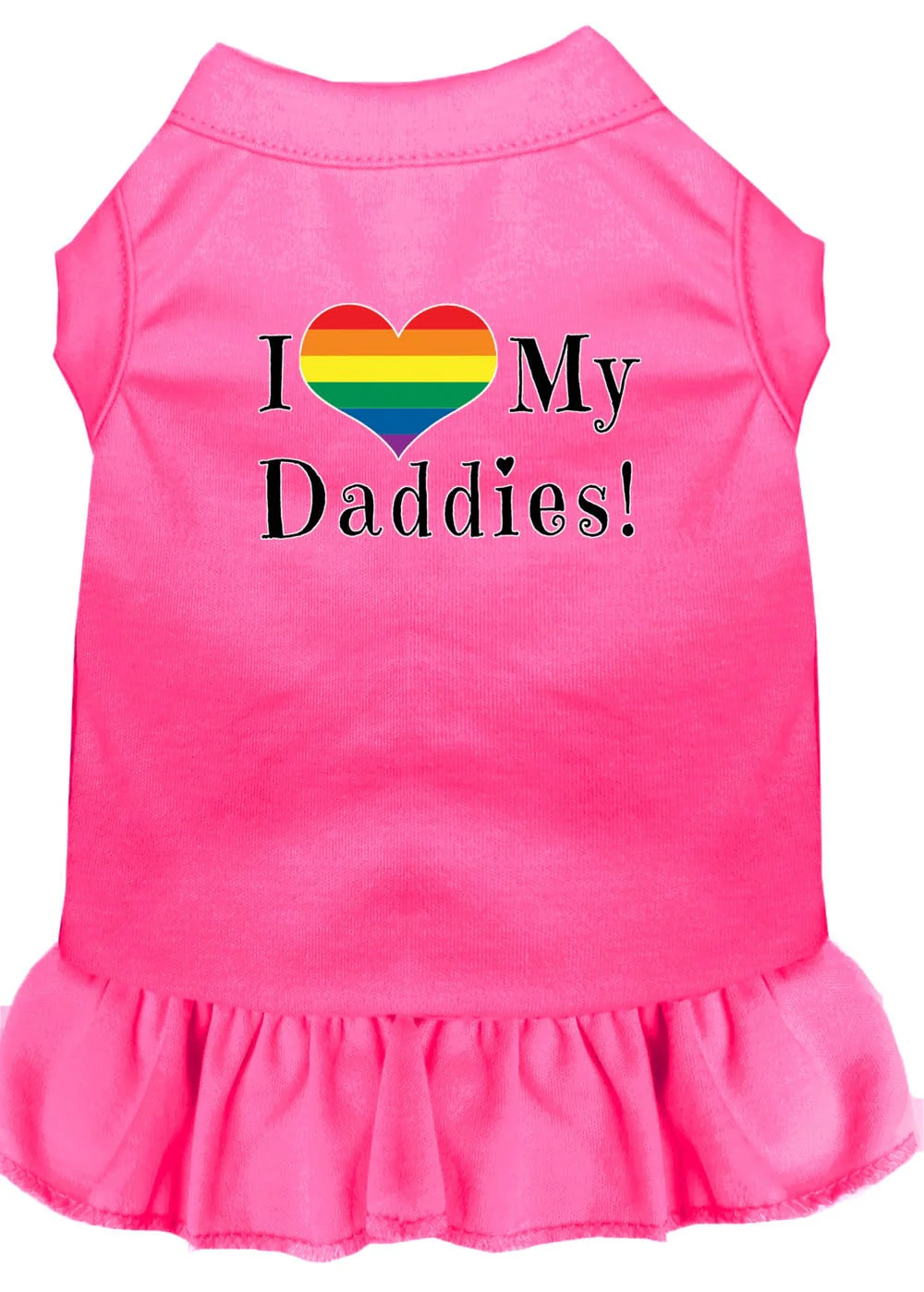 Pet Dress "I Heart My Daddies" - Image 10