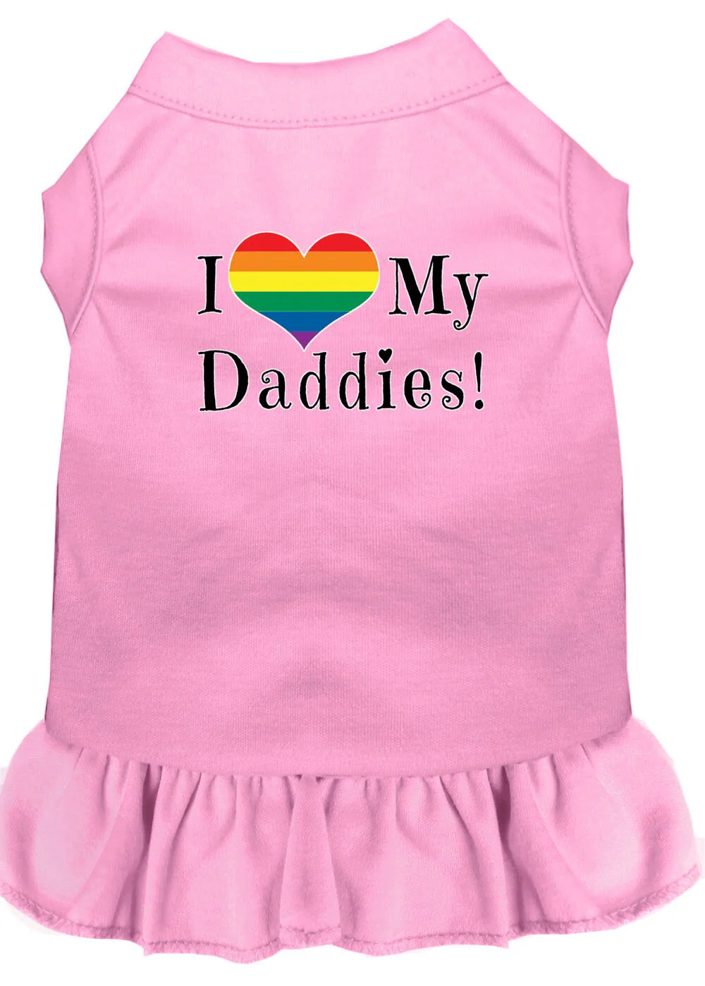 Pet Dress "I Heart My Daddies" - Image 3