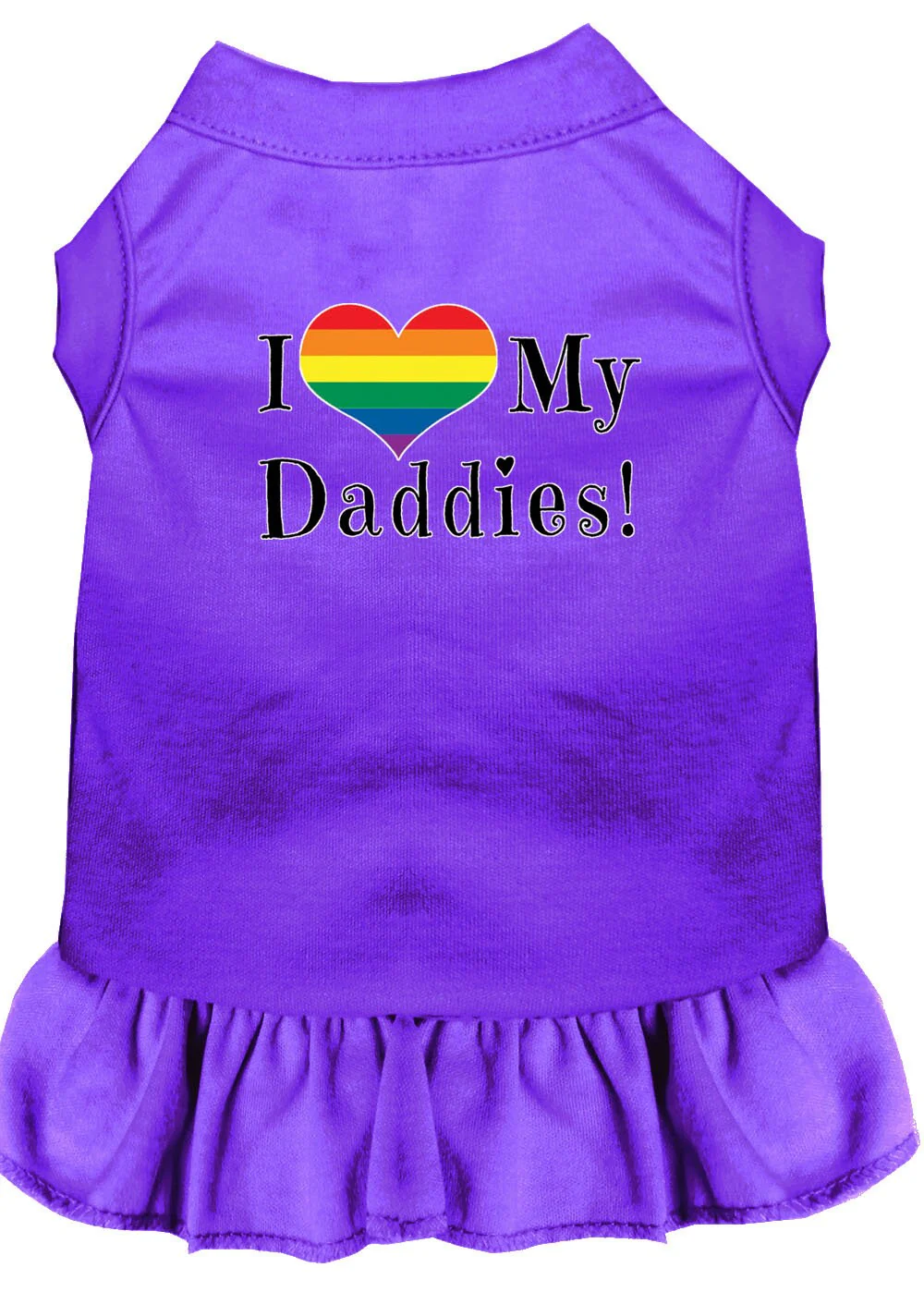 Pet Dress "I Heart My Daddies" - Image 4