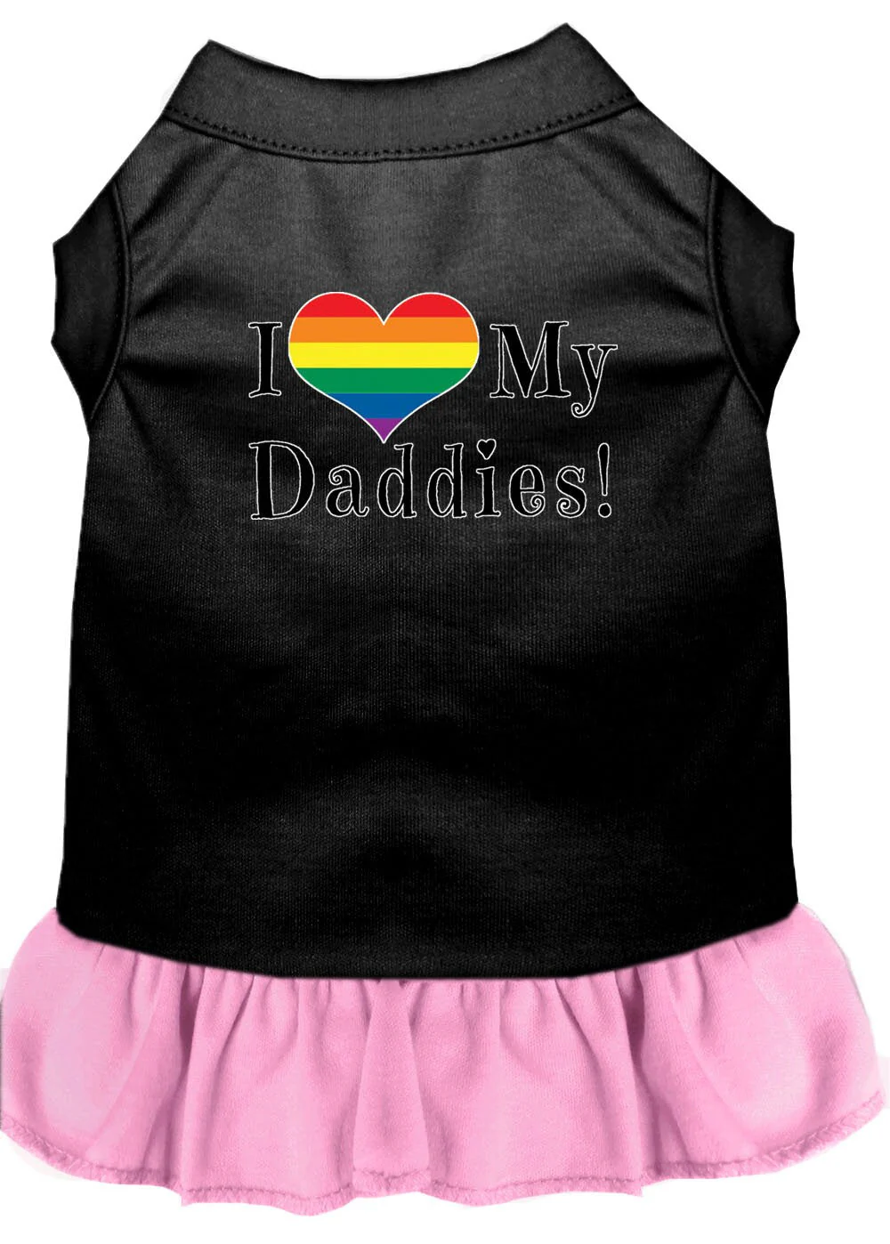 Pet Dress "I Heart My Daddies" - Image 5
