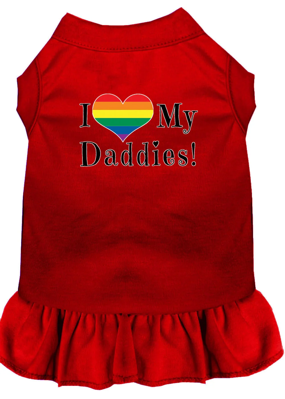 Pet Dress "I Heart My Daddies" - Image 6