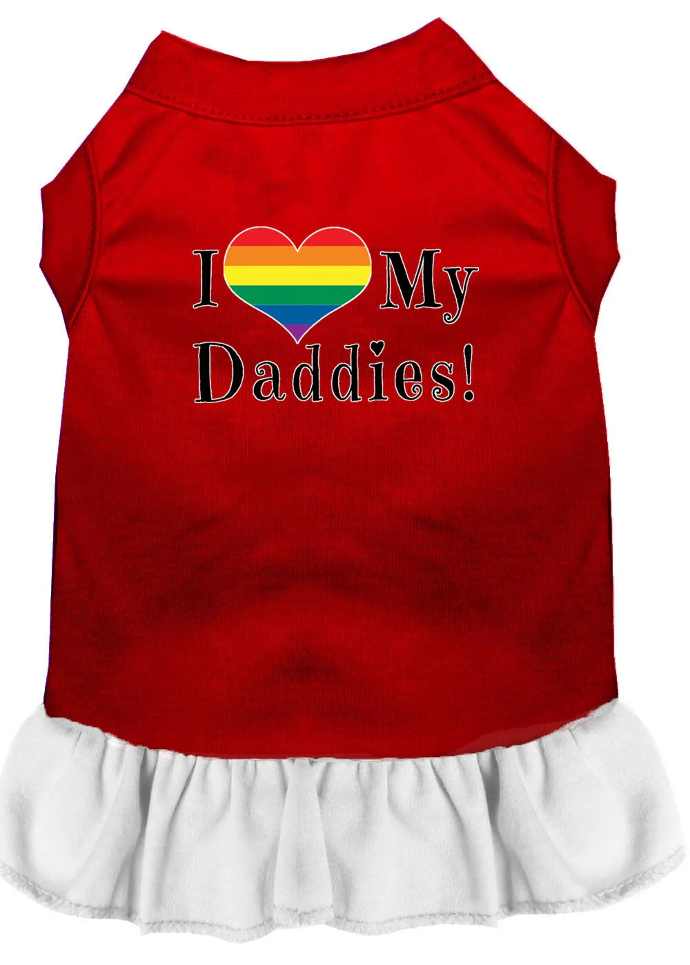 Pet Dress "I Heart My Daddies" - Image 7