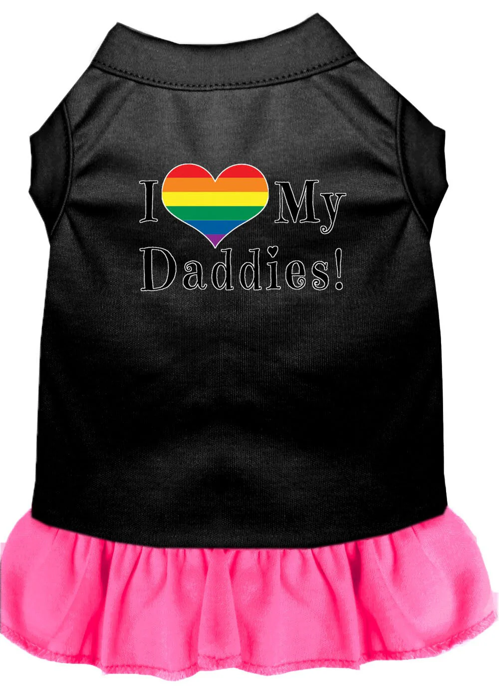 Pet Dress "I Heart My Daddies" - Image 9