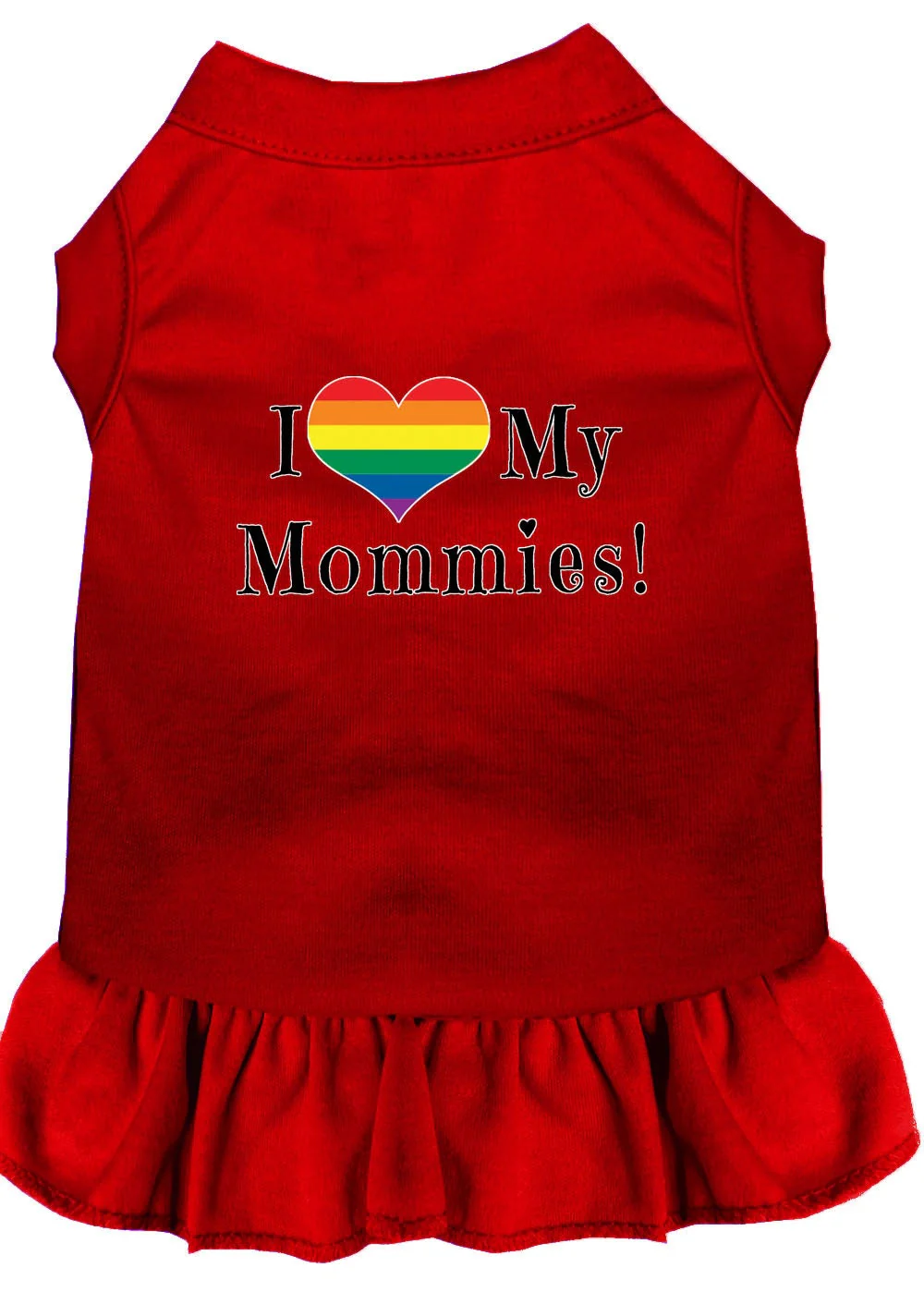 Pet Dress "I Heart My Mommies" - Image 10