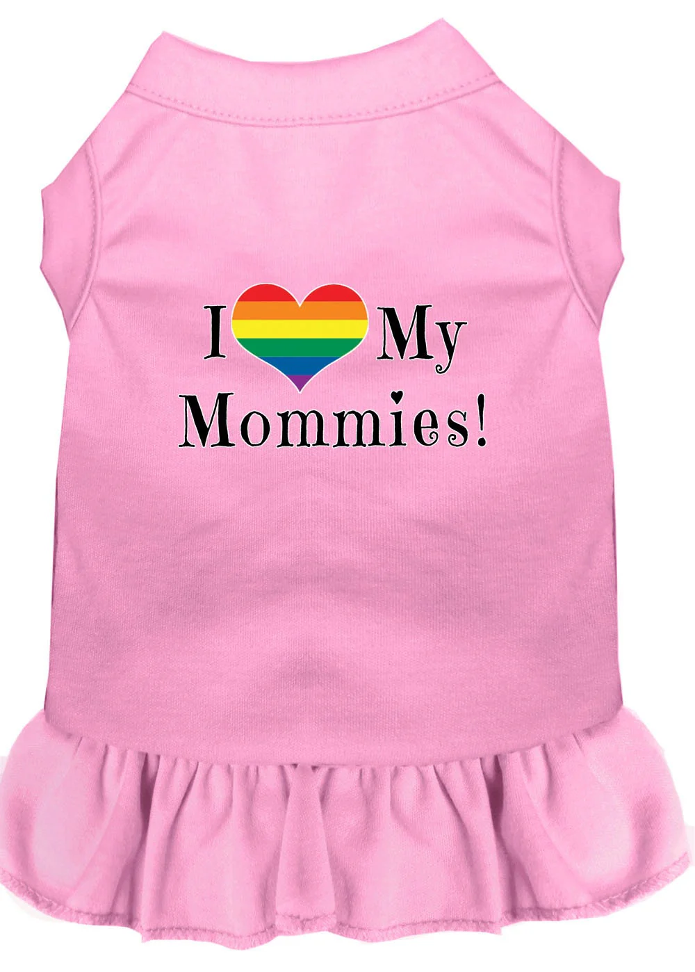 Pet Dress "I Heart My Mommies" - Image 3