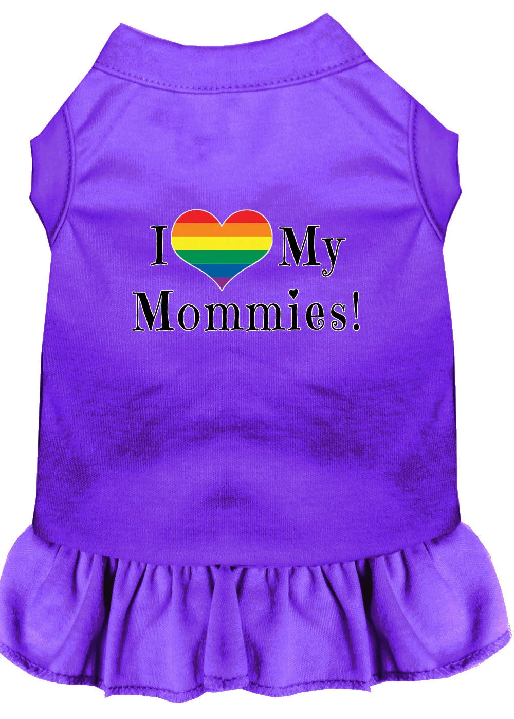 Pet Dress "I Heart My Mommies" - Image 4
