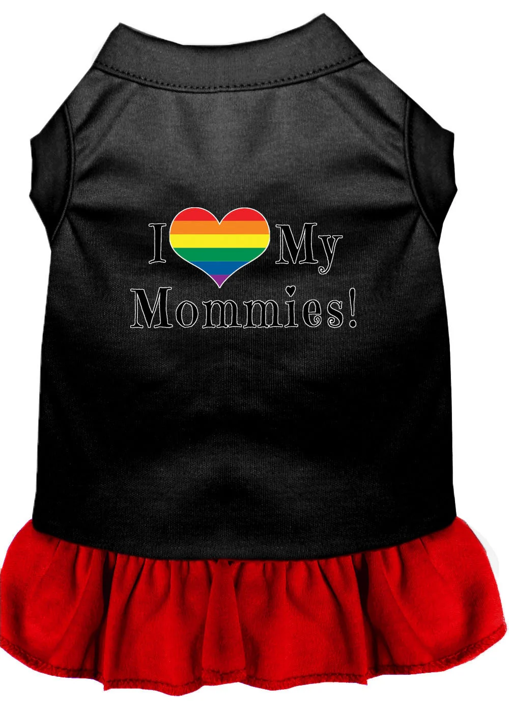 Pet Dress "I Heart My Mommies" - Image 6
