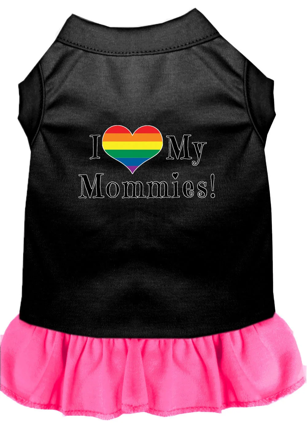 Pet Dress "I Heart My Mommies" - Image 9