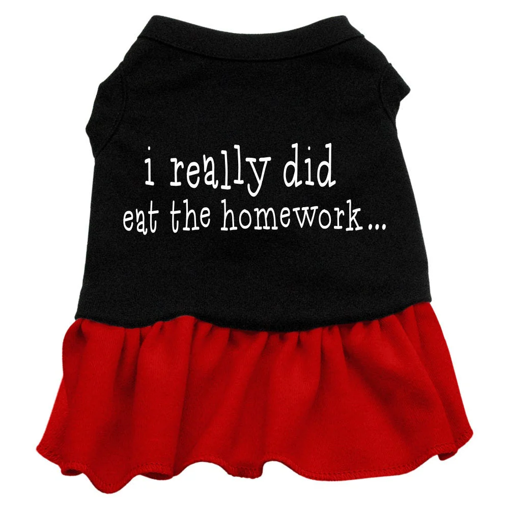 Pet Dress "I Really Did Eat The Homework" - Image 3