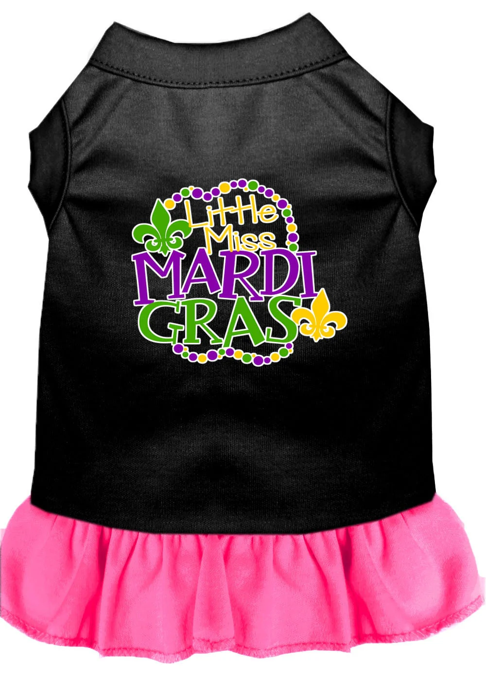 Pet Dress "Little Miss Mardi Gras" - Image 3