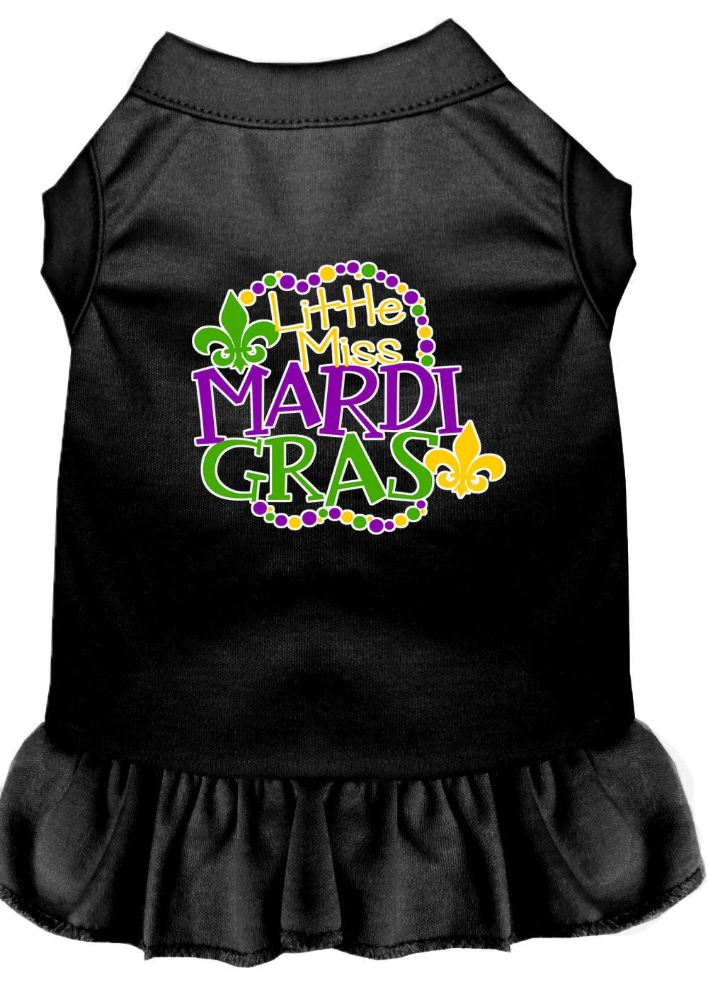 Pet Dress "Little Miss Mardi Gras" - Image 6