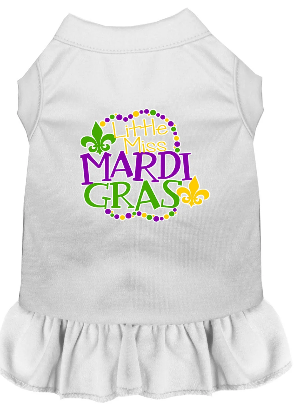 Pet Dress "Little Miss Mardi Gras" - Image 8