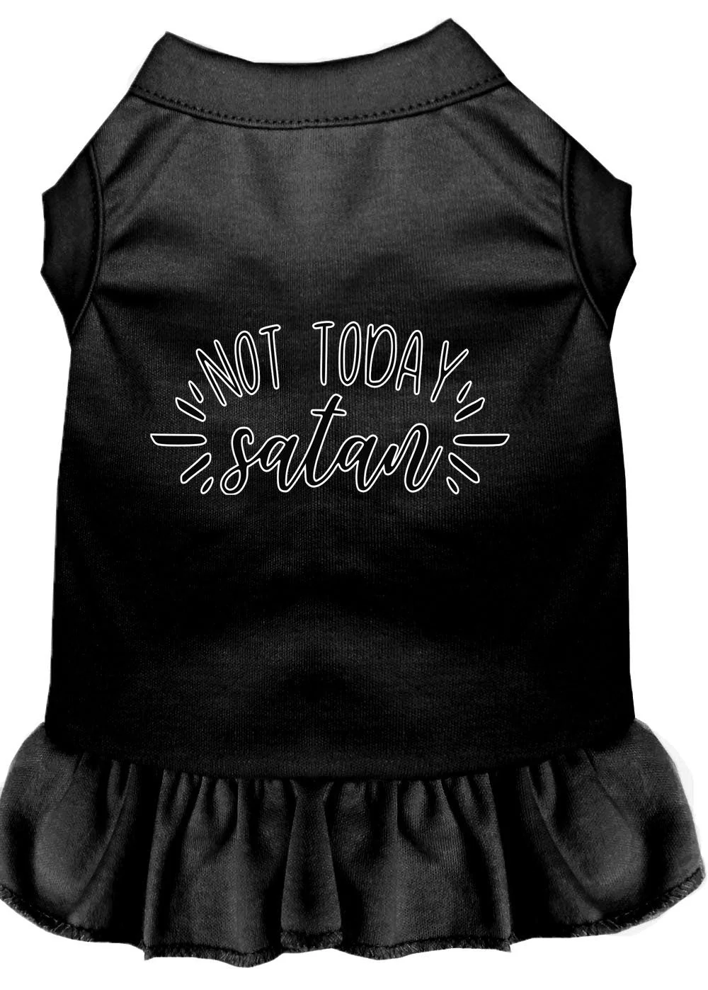 Pet Dress "Not Today Satan" - Image 3