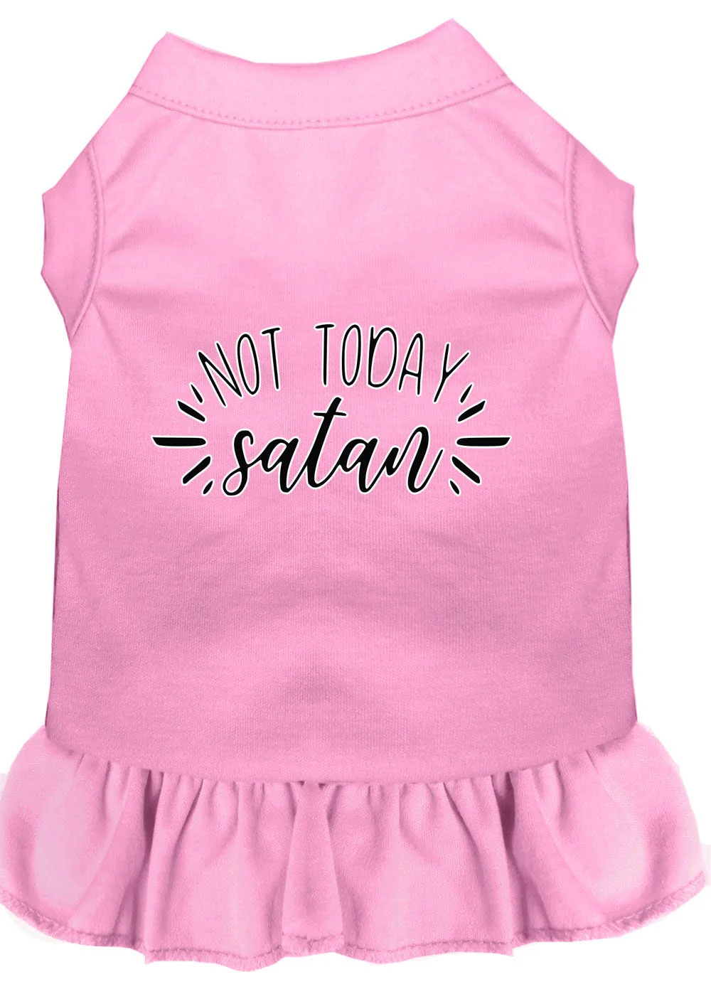 Pet Dress "Not Today Satan" - Image 4