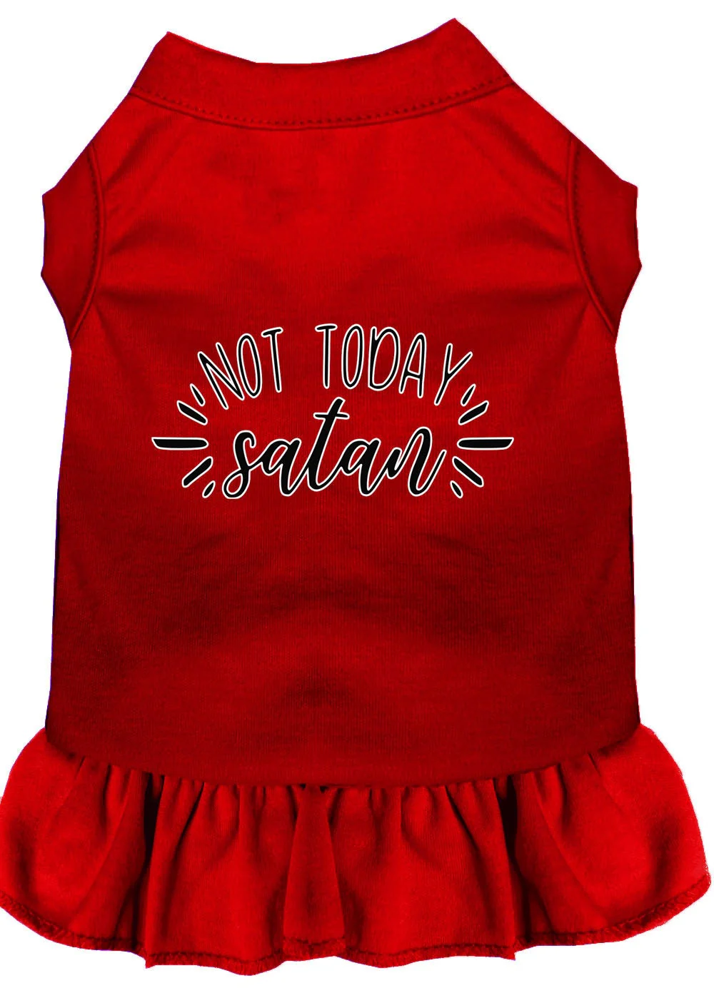Pet Dress "Not Today Satan" - Image 9