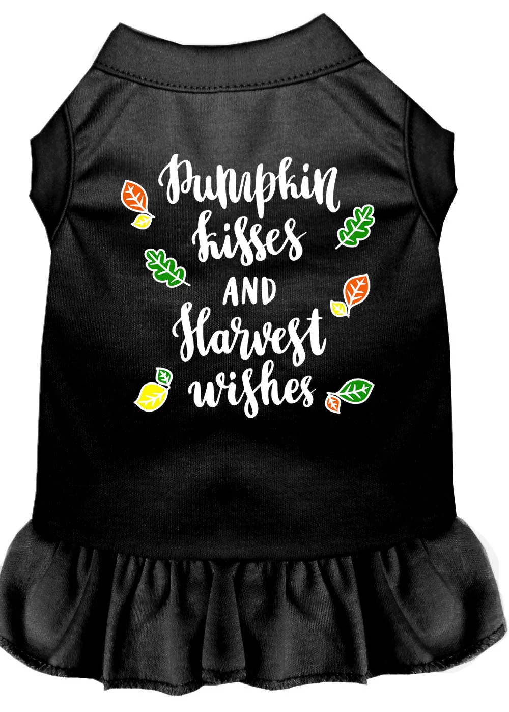 Pet Dress "Pumpkin Kisses and Harvest Wishes" - Image 3