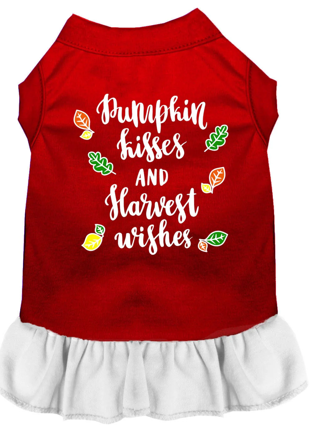 Pet Dress "Pumpkin Kisses and Harvest Wishes" - Image 5