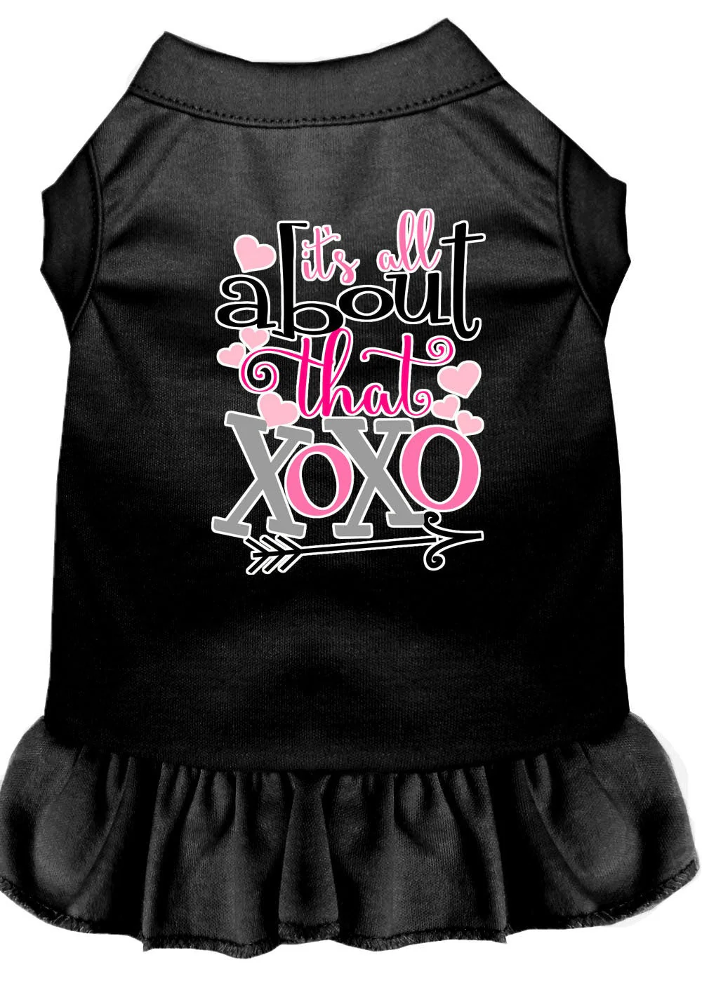 Pet Dress Screen Printed, "All About That XOXO" - Image 3