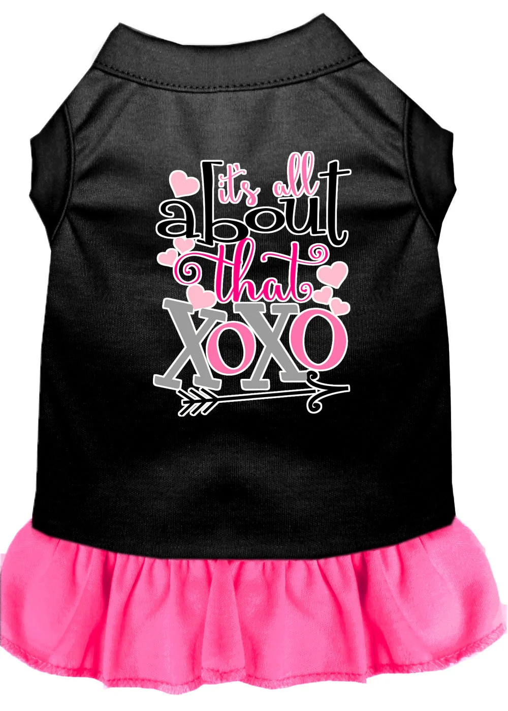Pet Dress Screen Printed, "All About That XOXO" - Image 4