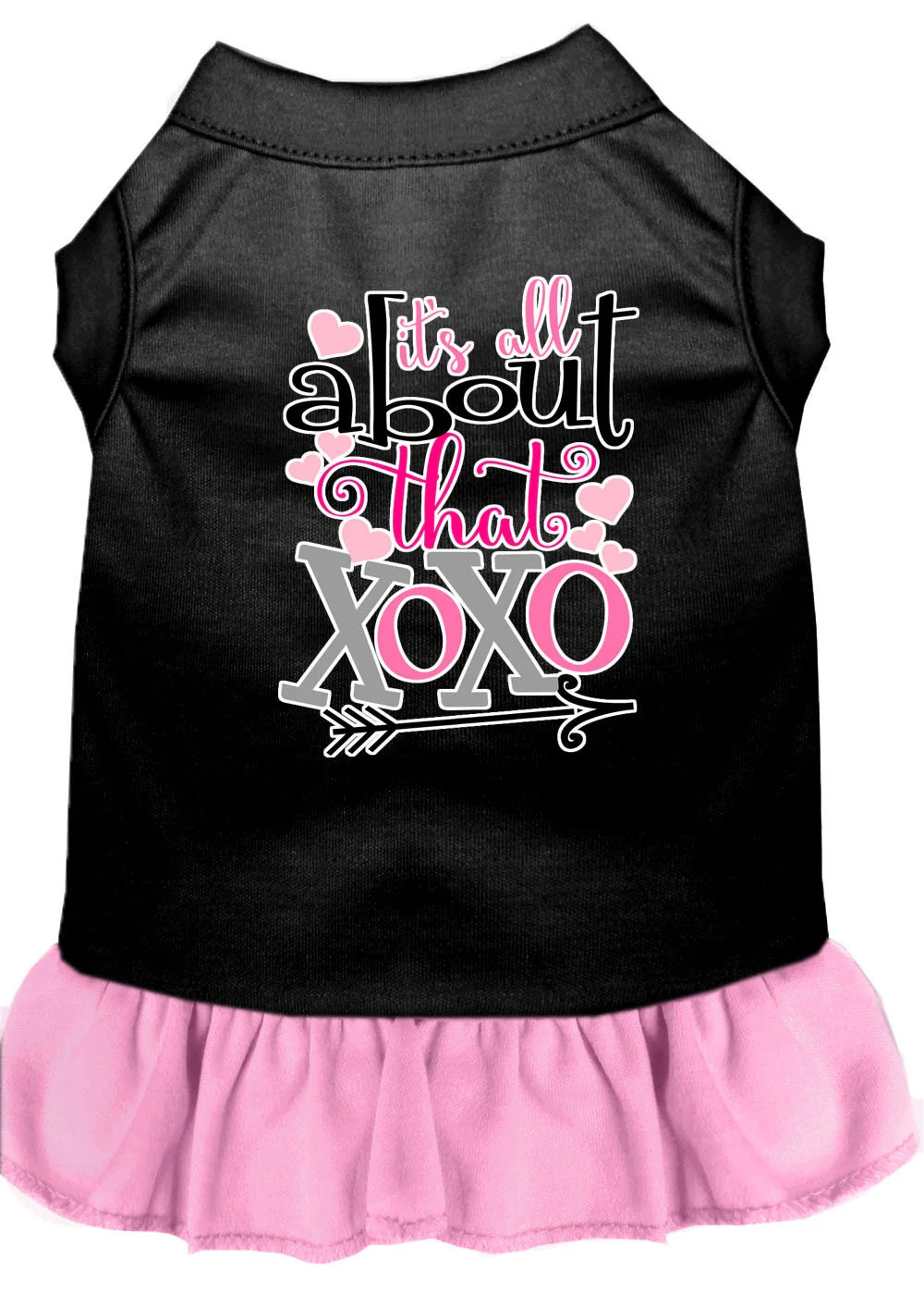 Pet Dress Screen Printed, "All About That XOXO" - Image 5