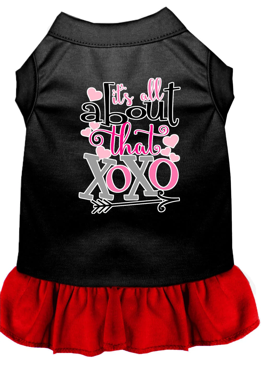 Pet Dress Screen Printed, "All About That XOXO" - Image 6