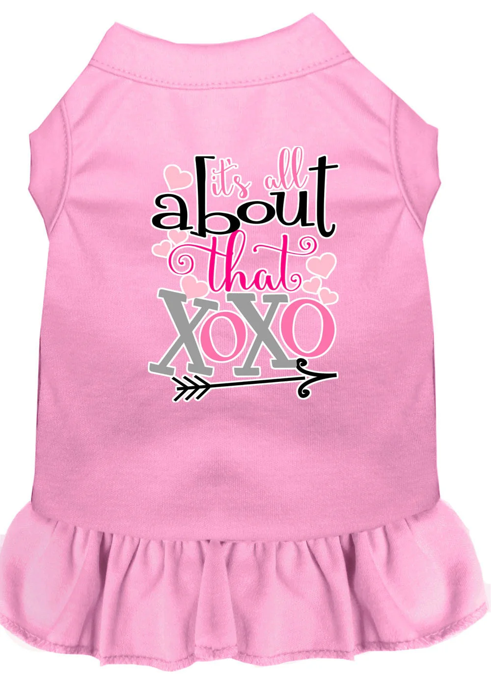 Pet Dress Screen Printed, "All About That XOXO" - Image 7