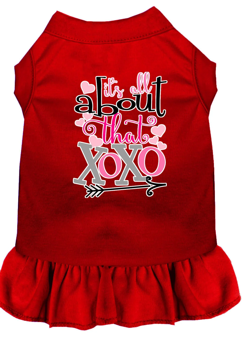 Pet Dress Screen Printed, "All About That XOXO" - Image 8