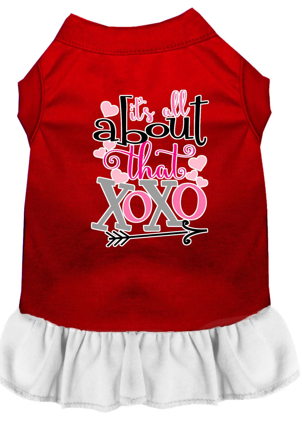 Pet Dress Screen Printed, "All About That XOXO" - Image 9
