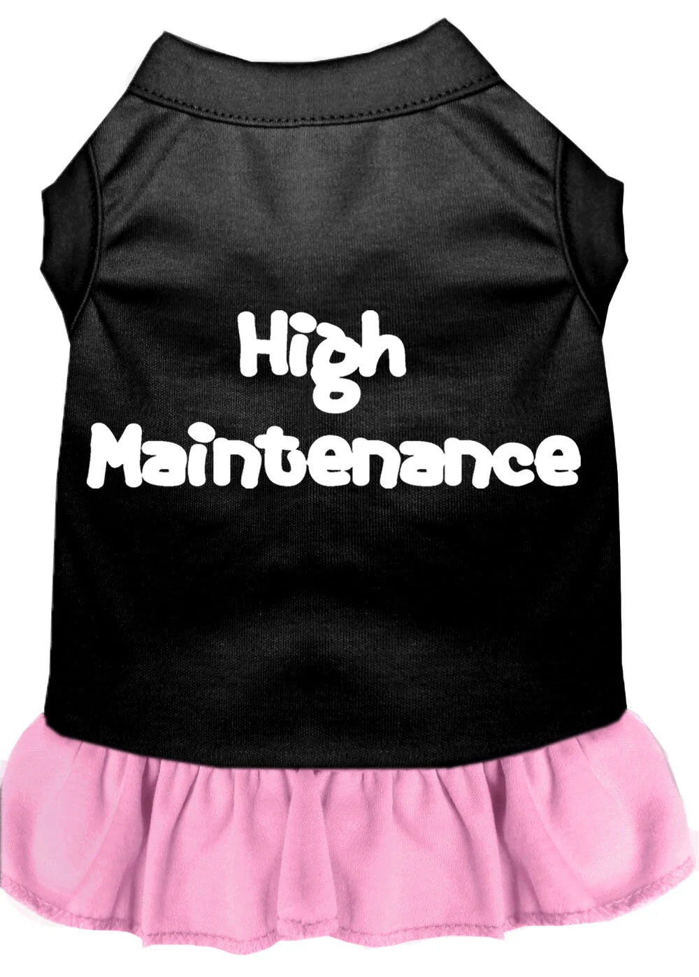 Pet Dress Screen Printed, "High Maintenance" - Image 8