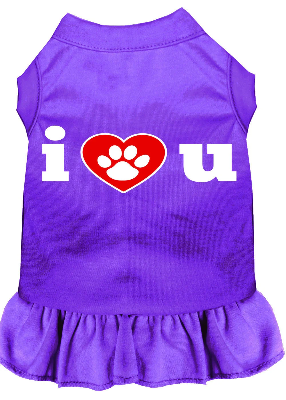 Pet Dress, Screen Printed, "I Heart You" - Image 10