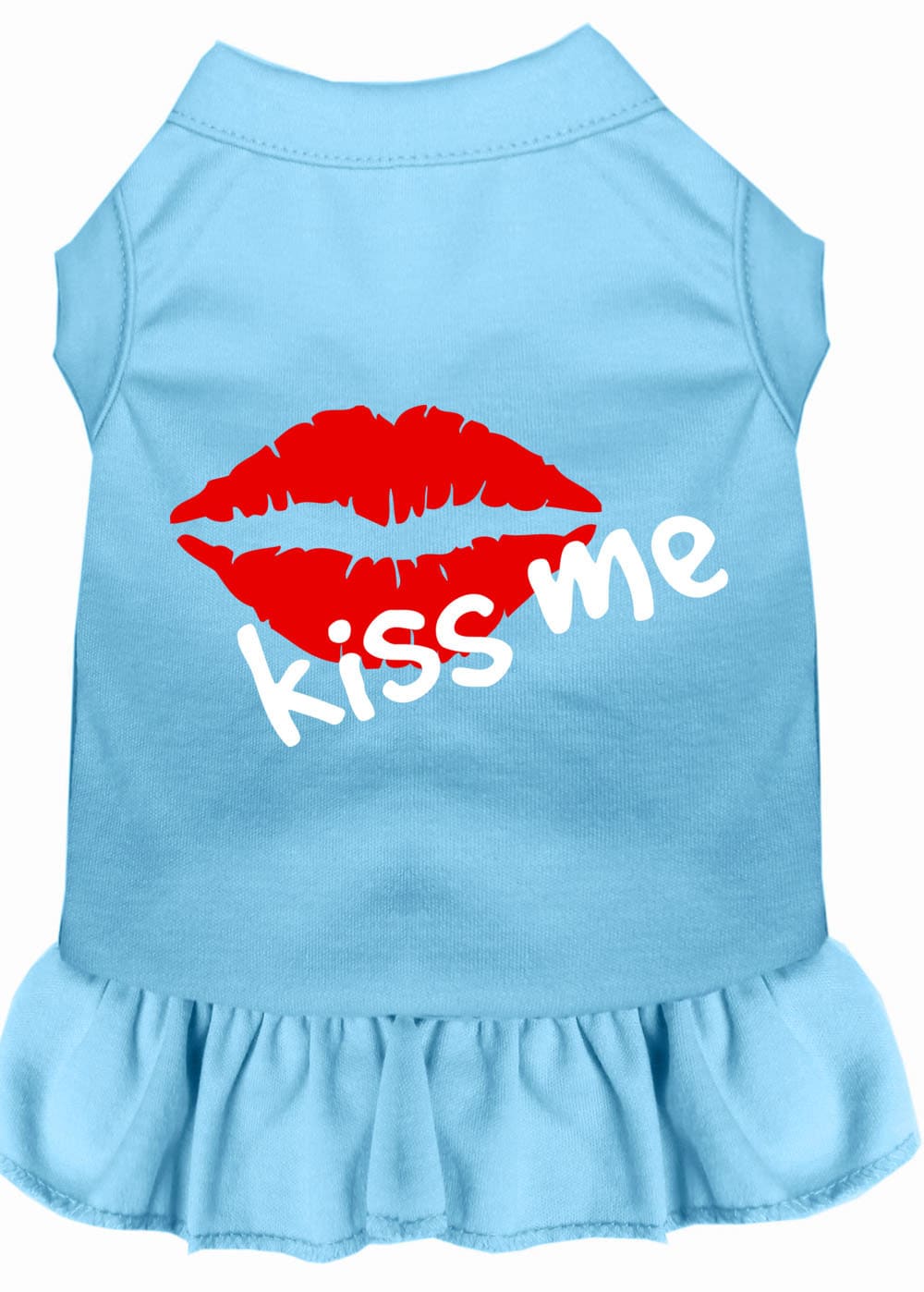 Pet Dress, Screen Printed, "Kiss Me" - Image 3