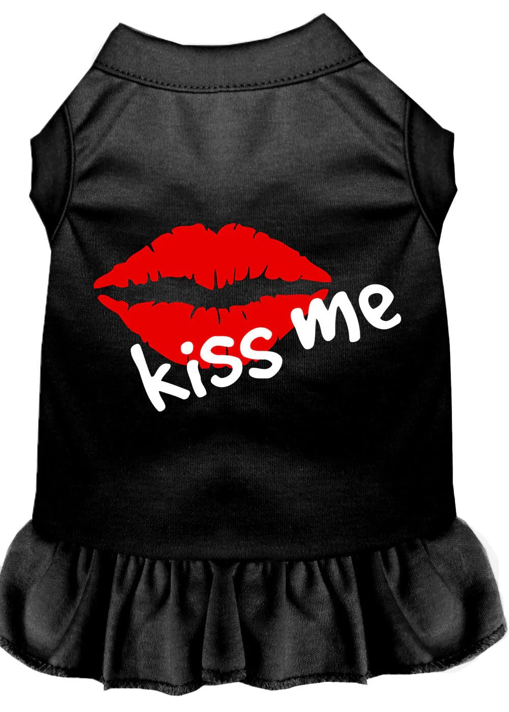 Pet Dress, Screen Printed, "Kiss Me" - Image 4