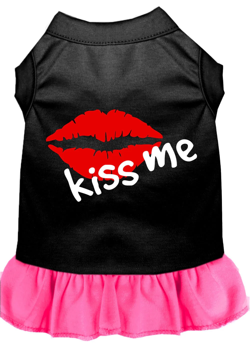 Pet Dress, Screen Printed, "Kiss Me" - Image 5